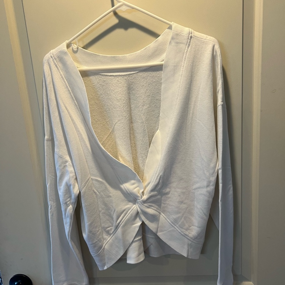 Aerie open back sweatshirt
